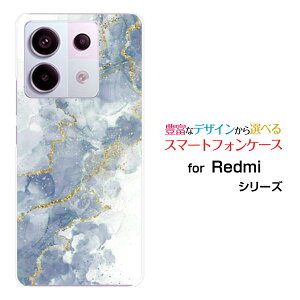 Redmi Note 13 Pro 5G [XIG05]au UQ mobileX}zP[X Jo[ n[h \tg P[X嗝 Shiny Marble(type05)