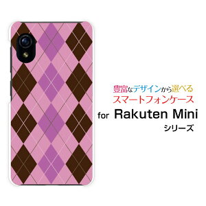 Rakuten Mini [Rakuten] UN-LIMITΉNe ~jRakuten Mobile yVoCIWi fUCX}z Jo[ P[X n[h TPU \tg P[XArgyle(A[KC) type006
