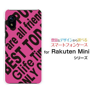 Rakuten Mini [Rakuten] UN-LIMIT�Ή����N�e�� �~�jRakuten Mobile �y�V���o�C���I���W�i�� �f�U�C���X�}�z �J�o�[ �P�[�X �n�[�h TPU �\�t�g �P�[�XRogo (PINK)