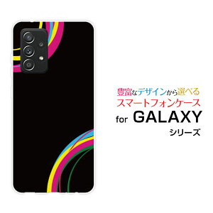 GALAXY A52 5G [SC-53B]MNV[ G[tBteB[c[ t@CuW[docomoIWi fUCX}z Jo[ P[X n[h TPU \tg P[XColorful Line(black)
