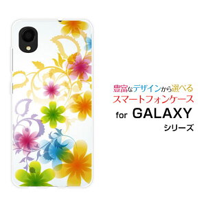 GALAXY A22 5G [SC-56B]�M�����N�V�[ �G�[�g�D�G���e�B�c�[ �t�@�C�u�W�[docomo�I���W�i�� �f�U�C���X�}�z �J�o�[ �P�[�X �n�[�h TPU �\�t�g �P�[�XPastel Flower type003