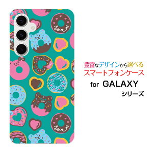 GALAXY S24 FE [SCG30]auX}zP[X Jo[ n[h \tg P[XLove Donuts