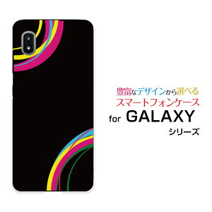 GALAXY A21 Vv [SCV49]MNV[ G[gDGeB VvauIWi fUCX}z Jo[ P[X n[h TPU \tg P[XColorful Line(black)