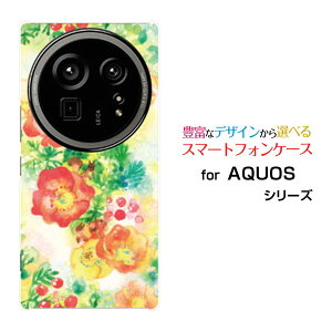 AQUOS R9 pro [SH-54E]ANIX A[iC vdocomoIWi fUCX}z Jo[ P[X n[h TPU \tg P[XFlowers dance