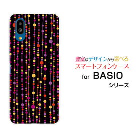BASIO active [SHG09]ベイシオ アクティブauオリジナル デザインスマホ カバー ケース ハード TPU ソフト ケース水玉カーテン（黒×赤）
