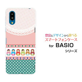 BASIO active2 [SHG12]ベイシオ アクティブツーau UQ mobileオリジナル デザインスマホ カバー ケース ハード TPU ソフト ケースマトリョーシカ＆ドット