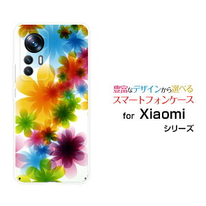 Xiaomi 12T Pro [A201XM]�V���I�~ �g�D�G���u�e�B�[ �v��SoftBank�I���W�i�� �f�U�C���X�}�z �J�o�[ �P�[�X �n�[�h TPU �\�t�g �P�[�XPastel Flower type001