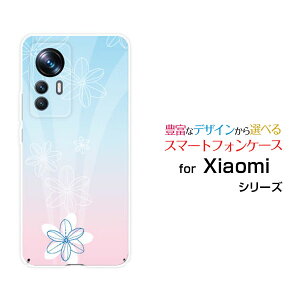Xiaomi 12T Pro [A201XM]�V���I�~ �g�D�G���u�e�B�[ �v��SoftBank�I���W�i�� �f�U�C���X�}�z �J�o�[ �P�[�X �n�[�h TPU �\�t�g �P�[�XPastel Flower type005