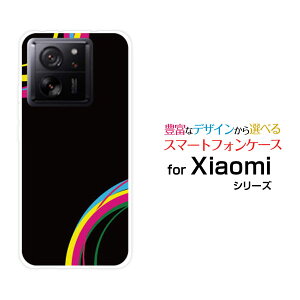 Xiaomi 13T [XIG04]VI~ T[eB[eB[au UQ mobileIWi fUCX}z Jo[ P[X n[h TPU \tg P[XColorful Line(black)