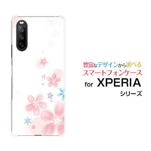 XPERIA 10 III LiteGNXyA e }[NX[ CgyVoCIWi fUCX}z Jo[ P[X n[h TPU \tg P[XPastel Flower type004