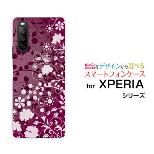 XPERIA 10 III Lite�G�N�X�y���A �e�� �}�[�N�X���[ ���C�g�y�V���o�C���I���W�i�� �f�U�C���X�}�z �J�o�[ �P�[�X �n�[�h TPU �\�t�g �P�[�XFlower Garden (�p�[�v��)