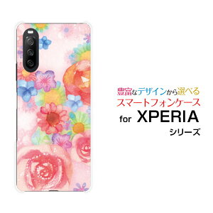 XPERIA 10 III Lite�G�N�X�y���A �e�� �}�[�N�X���[ ���C�g�y�V���o�C���I���W�i�� �f�U�C���X�}�z �J�o�[ �P�[�X �n�[�h TPU �\�t�g �P�[�XFlower sound