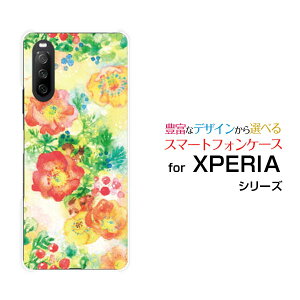 XPERIA 10 III Lite�G�N�X�y���A �e�� �}�[�N�X���[ ���C�g�y�V���o�C���I���W�i�� �f�U�C���X�}�z �J�o�[ �P�[�X �n�[�h TPU �\�t�g �P�[�XFlowers dance