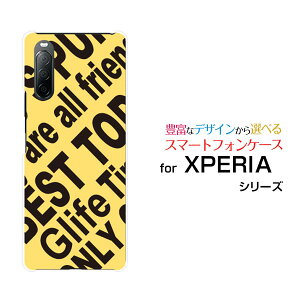 XPERIA 10 II [SO-41A SOV43 Y!mobile]�G�N�X�y���A �e�� �}�[�N�c�[�h�R�� �G�[���[ ���C���o�C���I���W�i�� �f�U�C���X�}�z �J�o�[ �P�[�X �n�[�h TPU �\�t�g �P�[�XRogo (YELLOW)