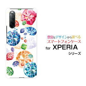 XPERIA 10 II [SO-41A SOV43 Y!mobile]�G�N�X�y���A �e�� �}�[�N�c�[�h�R�� �G�[���[ ���C���o�C���I���W�i�� �f�U�C���X�}�z �J�o�[ �P�[�X �n�[�h TPU �\�t�g �P�[�XJewel parade