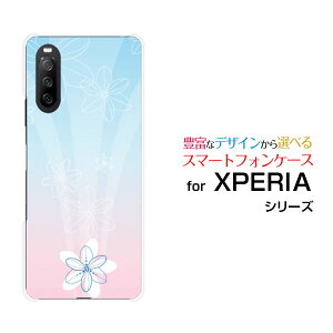 XPERIA 10 III [SO-52B SOG04 A101SO]GNXyA e }[NX[docomo au Y!mobileIWi fUCX}z Jo[ P[X n[h TPU \tg P[XPastel Flower type005