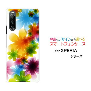 XPERIA 10 IV [SO-52C SOG07]GNXyA e }[NtH[docomo au SoftBank UQ mobileIWi fUCX}z Jo[ P[X n[h TPU \tg P[XPastel Flower type001