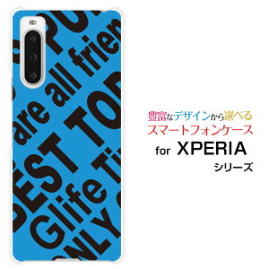 XPERIA 10 V [SO-52D SOG11]�G�N�X�y���A �e�� �}�[�N�t�@�C�udocomo au SoftBank �y�V���o�C�� UQ mobile�I���W�i�� �f�U�C���X�}�z �J�o�[ �P�[�X �n�[�h TPU �\�t�g �P�[�XRogo (BLUE)