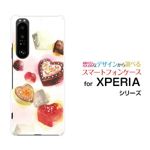 XPERIA 1 III [SO-51B SOG03 SoftBank]GNXyA  }[NX[docomo au SoftBankIWi fUCX}z Jo[ P[X n[h TPU \tg P[XSweets time `R[g