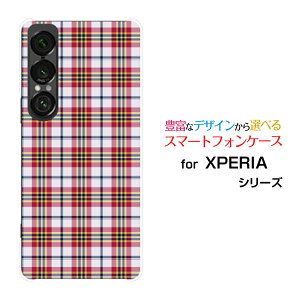 XPERIA 1 VII [SO-51F]GNXyA  }[NZudocomo au SoftBankIWi fUCX}z Jo[ P[X n[h TPU \tg P[XPlaid(`FbN) type002