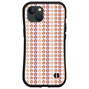 落としても割れにくい驚きの衝撃吸収力豊富なオリジナルデザイン耐衝撃 ハイブリッドケースiPhone 15 Plusアイフォン フィフティーン プラスdocomo au SoftBank 楽天モバイルスマイルフラワー