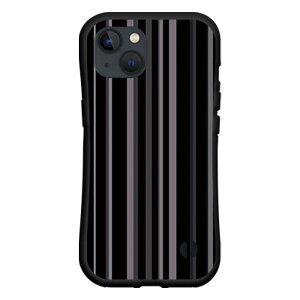 落としても割れにくい驚きの衝撃吸収力豊富なオリジナルデザイン耐衝撃 ハイブリッドケースiPhone 15 Plusアイフォン フィフティーン プラスdocomo au SoftBank 楽天モバイルダークストライプ