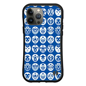 落としても割れにくい驚きの衝撃吸収力豊富なオリジナルデザイン耐衝撃 ハイブリッドケースiPhone 15 Proアイフォン フィフティーン プロdocomo au SoftBank 楽天モバイルThe Mask Mans（ブルー）