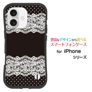 ϏՌ nCubhP[XiPhone 16 PlusACtH VbNXeB[ vXdocomo au SoftBank yVoCƂĂɂ̏ՌzLace pattern (ubN)