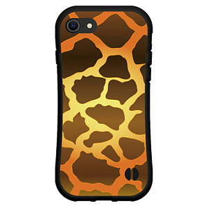 落としても割れにくい驚きの衝撃吸収力豊富なオリジナルデザイン耐衝撃 ハイブリッドケースiPhone SE (第2世代)アイフォン エスイー 2020 SE2docomo au SoftBankキリン柄