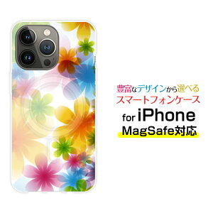 MagSafe�Ή� �X�}�z�P�[�XiPhone 14 14Plus 14Pro 14ProMax 13 13Pro 13mini�}�O�Z�[�t�Ή� �I���W�i���f�U�C�� �P�[�X �J�o�[Pastel Flower type002