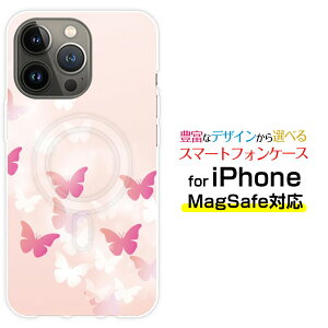 MagSafeΉ X}zP[XiPhone 14 14Plus 14Pro 14ProMax 13 13Pro 13mini}OZ[tΉ IWifUC P[X Jo[Butterfly(type002)
