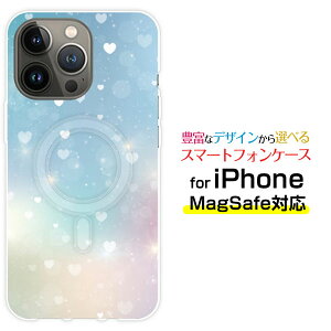 MagSafeΉ X}zP[XiPhone 14 14Plus 14Pro 14ProMax 13 13Pro 13mini}OZ[tΉ IWifUC P[X Jo[Heart Nebula