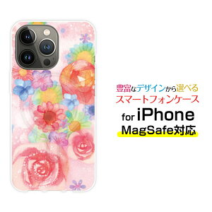 MagSafeΉ X}zP[XiPhone 14 14Plus 14Pro 14ProMax 13 13Pro 13mini}OZ[tΉ IWifUC P[X Jo[Flower sound