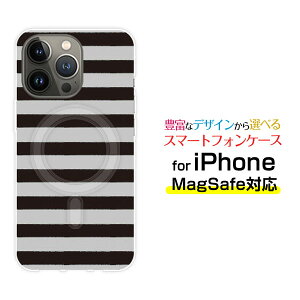 MagSafe対応 スマホケースiPhone 14 14Plus 14Pro 14ProMax 13 13Pro 13miniマグセーフ対応 オリジナルデザイン ケース カバーボーダーモノトーン