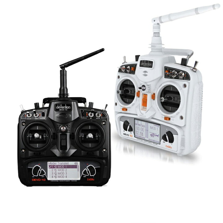 楽天市場】ワルケラ 2.4Ghz 10チャンネル高性能プロポ DEVO10 技適 