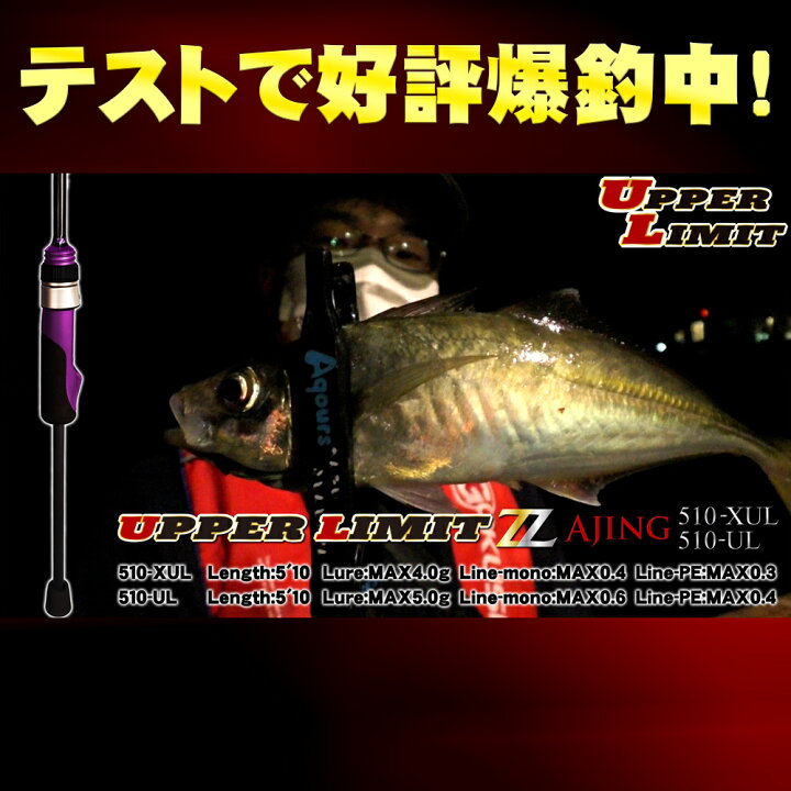 楽天市場 全品 Offクーポンあり 超高感度 アジング ロッド ゴクスペ ジーニアスプロジェクト ジグザグガイド Upper Limmit Zz アッパーリミットzz 510 Xul 510 Ul Goku Ulzz アジングロッド Gokuspe ジグザグガイドシステム ジグ単 漁港 防波堤 アジ ライト
