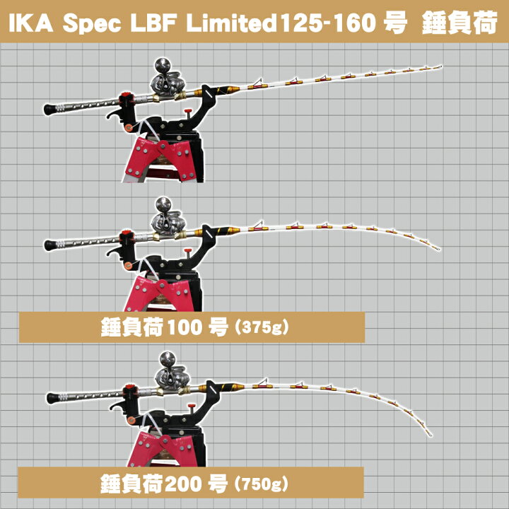 楽天市場 総糸巻 イカ直結釣法 Gokuspecial Ika Spec Lbf Limited 125 100号 125 150号 125 160号 ムギイカ イカ スルメイカ スッテ 釣竿 船竿 直結釣り シャクリ釣り ゴクエボ イカロッド イカスペック おり釣具 楽天市場店