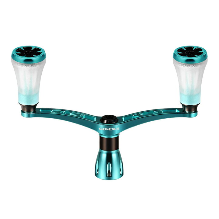 楽天市場 Offクーポン有 Gomexus エメラルダスブルー ダブルハンドル 98mm Gome Myd98ttpgn ゴメクサス ダブルハンドルノブ 98mm アルミ ダイワ エメラルダス エギング リール カスタム パーツ 交換 Gomexus おり釣具 楽天市場店