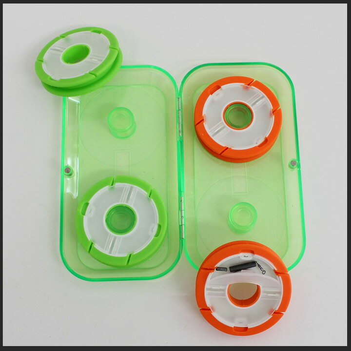 楽天市場 セール 希粋 きすい 収納仕掛け巻き ケース付き4個セット オレンジ グリーン各2入り 仕掛け巻き 釣り おり釣具 楽天市場店 楽天市場 セール 希粋 きすい 収納仕掛け巻き ケース付き4個セット オレンジ グリーン各2入り 仕掛け巻き 釣り おり釣具 楽天市場店