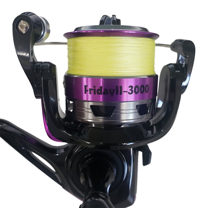 楽天市場 Offクーポン有 Peライン付リール Fridayii 3000 Pe0 8号0m Ori スピニング リール エギング ワインド メバリング シーバス アオリイカ イカ エギ 入門 釣り ライトゲーム Peライン オカッパリ 海 波止 防波堤 おり釣具 楽天市場店