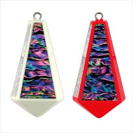 フジワラ 集魚オモリ 六宝SPシェル 60号 レッド(fujiwara-998306)[M便 1/3]｜船カワハギ カワハギ釣り 集魚鉛 集魚おもり 集魚シンカー