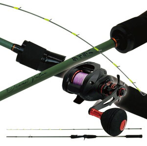 おり釣具 タイラバロッド オーシャンバリュー タイラバ6.5ft M & ベイトリール ベイキャスト 101P PE0.8号200m付 (oceanvalue-set026)|おり釣具 船釣り 沖釣り 船竿 カウンター付きリール タイ タイラバ