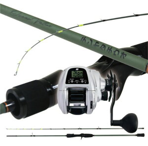 おり釣具 船タチウオセット オーシャンバリュー テンヤタチウオ180H 82調子&アブガルシア FUNE DLC BG H 右ハンドル (ori-funeset795)|タチウオ テンヤ テンヤタチウオ 船釣り 船タチ 太刀魚 テンヤ