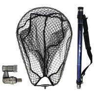 送料無料 ランディング 3点セット BLUE LARCAL 玉ノ柄550 + ランディングネット L + ジョイント (sip-net…