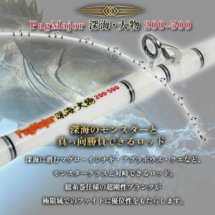 楽天市場】マグロ・深海電動セット パグマイヨ 深海大物 200-500号 
