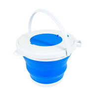 おり釣具 折りたたみブクバケツ 蓋付 約5L(ori-786188)｜アオリイカ ヤエン 飲ませ釣り 青物 泳がせ 生き…