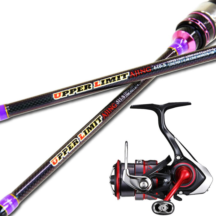 楽天市場】アジング アッパーリミット 610-S ＆ Daiwa 月下美人MX 