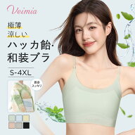 【GW限定40%OFF★在庫限り】VEIMIA 和装ブラ ハッカ飴 ナベシャツ 胸が小さく見せるブラ シームレス設計 …