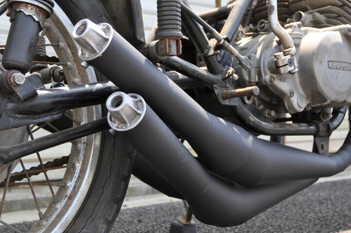 楽天市場】ORM 製 カワサキ KH400 3本 チャンバー 刻印 完全国内生産 