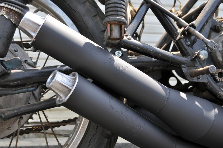 楽天市場】ORM製 カワサキ KH250 3本 チャンバー 刻印 完全国内生産 